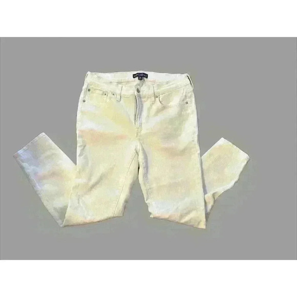 J. Crew Mercantile Jeans Size 29 Mid Rise Ankle Denim Womens Stretch White - Picture 1 of 6